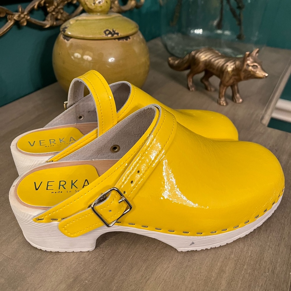 Verka Yellow Clogs 💛